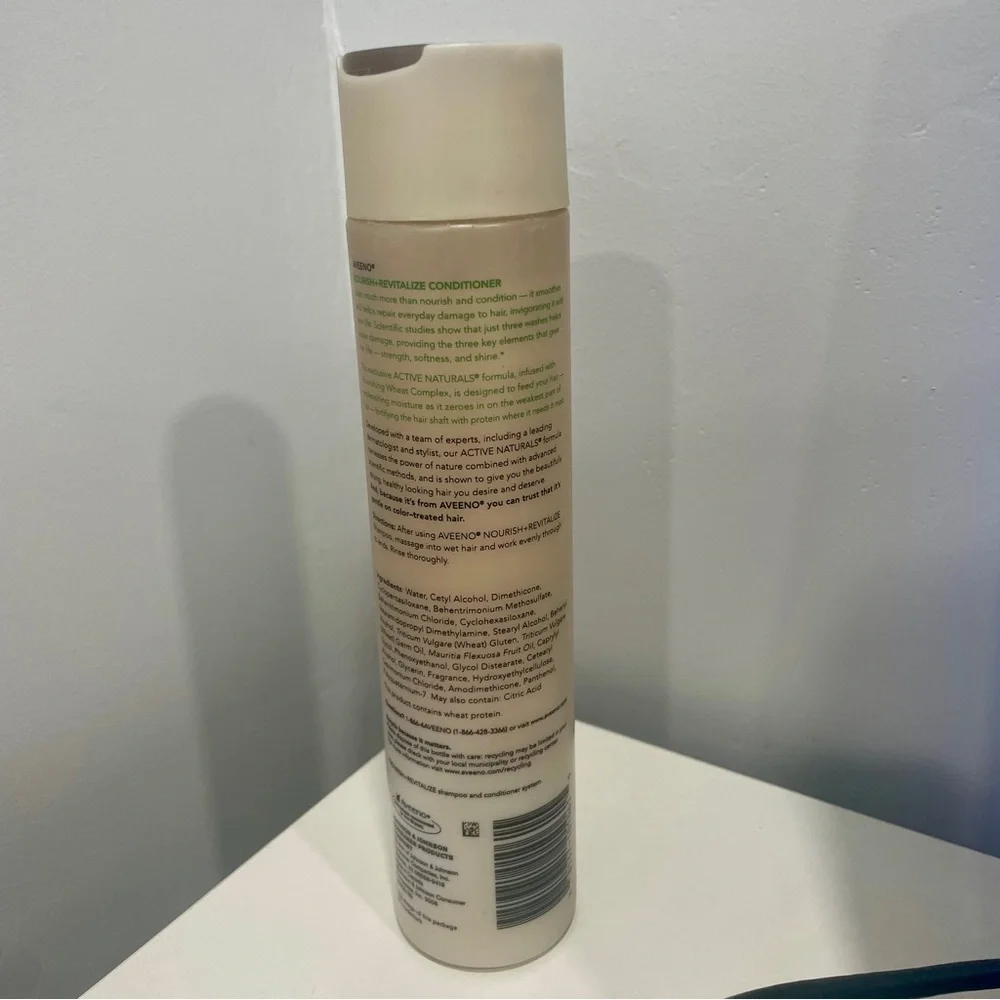 Aveeno Nourish + Revitalize Conditioner With Wheat Complex 10.5oz